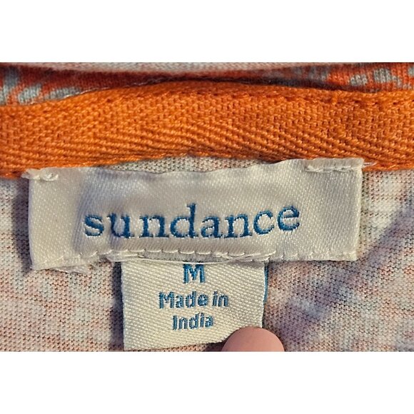 Sundance Woman Patchwork Tank Top Med Boho Artisan Eclectic Cottagecore - Picture 5 of 12